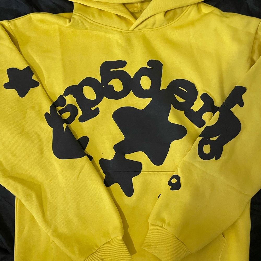 Yellow Graphic Hoodie